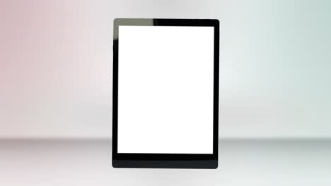 Tablet-computer-with-a-blank-screen