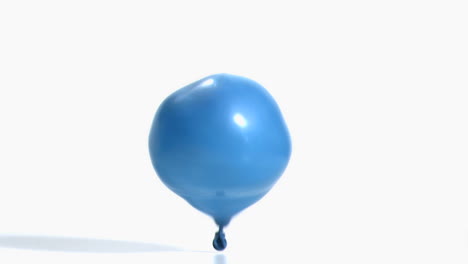 Balloon-falling-in-super-slow-motion-