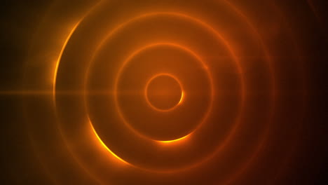 Moving-circle-of-flashing-orange-lights