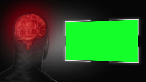 Human-head-next-to-a-green-screen