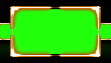 Bright-frames-with-chroma-key-against-a-black-background