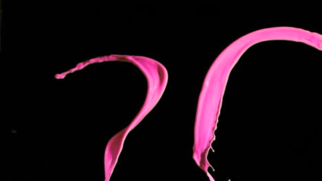 Pink-paint-lines-in-super-slow-motion-mixing