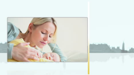 Videos-Einer-Mutter-Und-Ihres-Neugeborenen