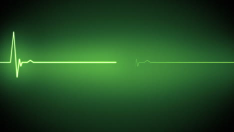 Línea-De-Monitor-Cardíaco-Verde