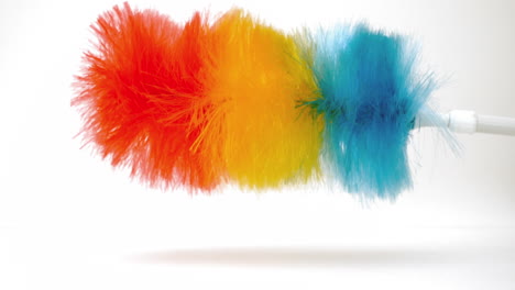 Feather-duster-revolving-on-itself-