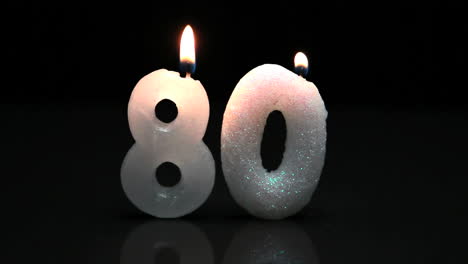 Eightieth-birthday-candles