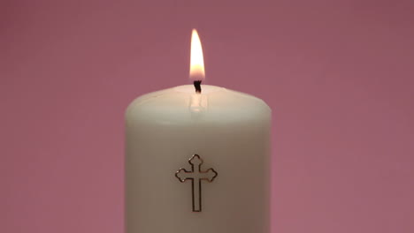 Catholic-candle-burning-