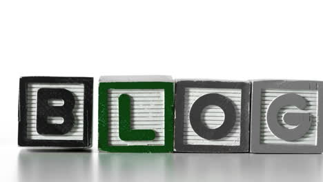 Blocks-spelling-Blog-sliding-along-