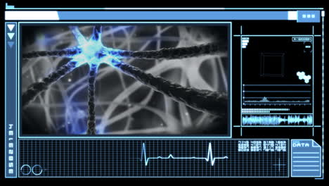 Interfaz-Digital-Que-Muestra-La-Neurona-Pulsando-A-Través-Del-Sistema-Nervioso.