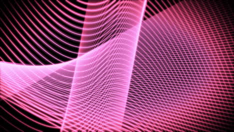 Volute-of-moving-pink-lines