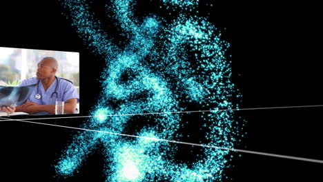 Medical-videos-next-to-luminous-particles