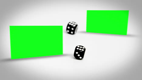 Dices-rolling-between-screens-in-chroma-key