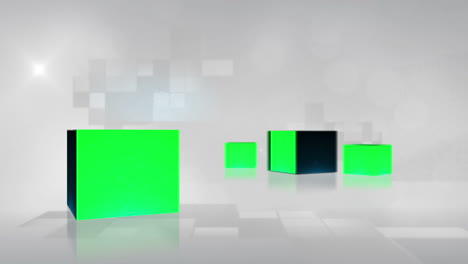 Cubes-with-chroma-key-turning