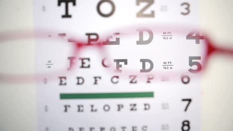 Gafas-Tratando-De-Leer-Letras-En-La-Prueba-De-Lectura.