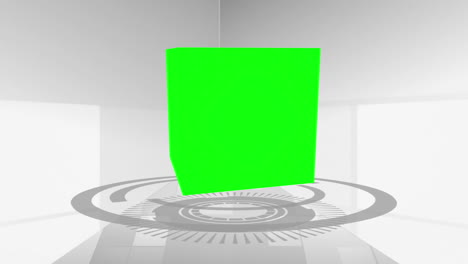 Montage-of-green-screens-in-a-cube