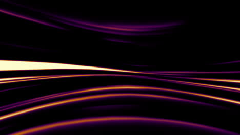 Abstrakte-Orange-Und-Violette-Linien-Auf-Schwarzem-Hintergrund