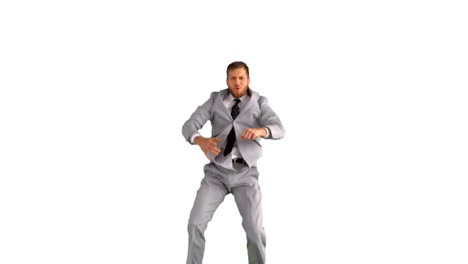 Businessman-jumping-and-doing-the-splits