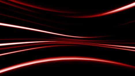 Abstract-red-line-on-black-background
