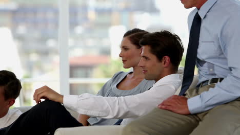 Business-people-sitting-in-a-room