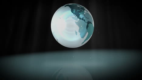 Animation-of-a-spinning-globe