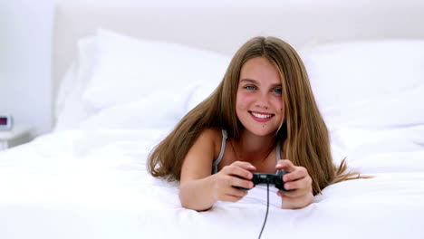 Little-girl-playing-video-games