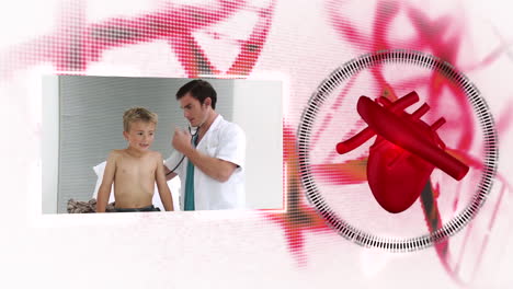 Montage-of-doctors-with-heart-diagram-on-background