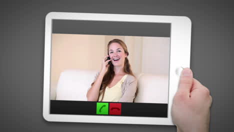 Hand-Mit-Tablet-PC-Zum-Video-Chat