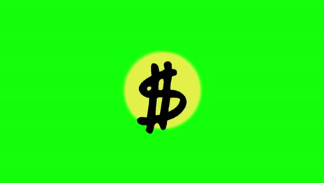 Animación-Del-Signo-De-Dólar-Que-Aparece-