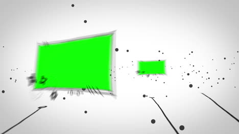 Several-green-screen-popping-up