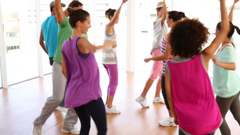 Zumba-class-dancing-in-studio