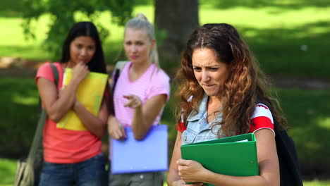 Lonely-student-being-bullied-by-her-peers