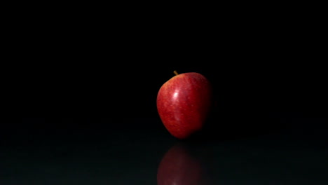 Apple-spinning-on-black-background