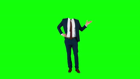 Headless-businessman-gesturing-to-camera