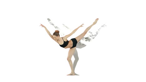 Mirror-image-of-ballerina-dancing