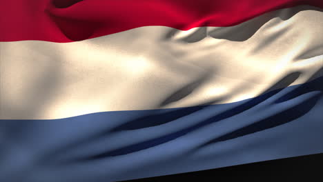 Große-Niederländische-Nationalflagge-Weht-