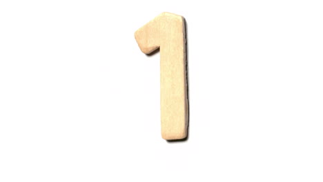 The-number-1-rising-on-white-background