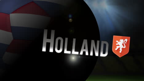 Holland-world-cup-2014-animation-with-football
