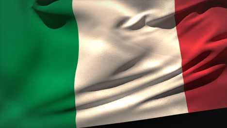 Large-italy-national-flag-waving-