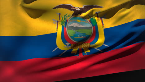 Gran-Bandera-Nacional-De-Ecuador-Ondeando-