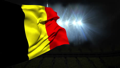 Große-Belgische-Nationalflagge-Weht-