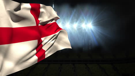 Large-england-national-flag-waving-