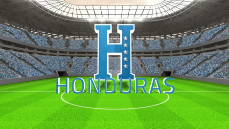 Honduras-WM-Nachricht-Mit-Abzeichen-Und-Text