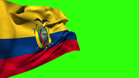 Große-Ecuador-Nationalflagge-Weht