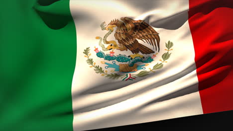 Große-Mexikanische-Nationalflagge-Weht-