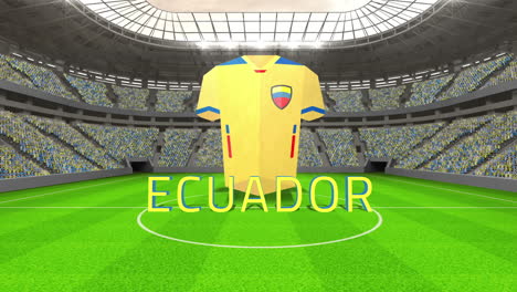 Mensaje-De-La-Copa-Mundial-De-Ecuador-Con-Camiseta-Y-Texto