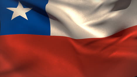 Digital-Generierte-Chilenische-Flagge-Winken