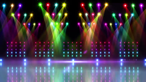 Stage-under-many-colourful-spotlights-
