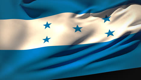 Gran-Bandera-Nacional-De-Honduras-Ondeando-