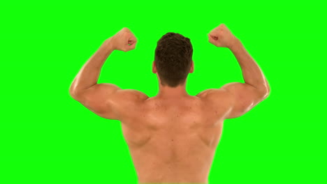 Muskulöser-Mann-Jubelt-Und-Springt