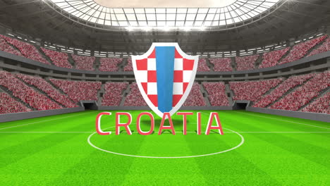 Mensaje-De-La-Copa-Mundial-De-Croacia-Con-Insignia-Y-Texto.